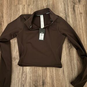 Fabletics Cold Weather Long-Sleeve Half-Zip Top